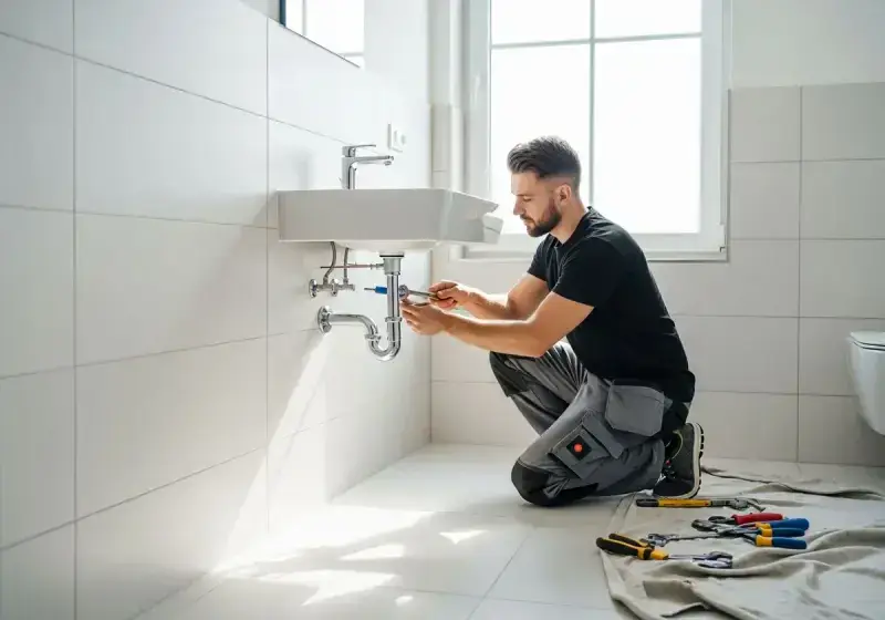 Badsanierung München barrierefrei bodengleiche Dusche moderne Armaturen