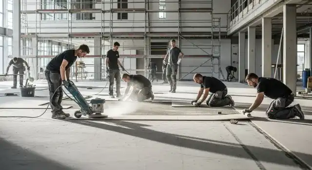 Ablauf der professionellen Bodenverlegung