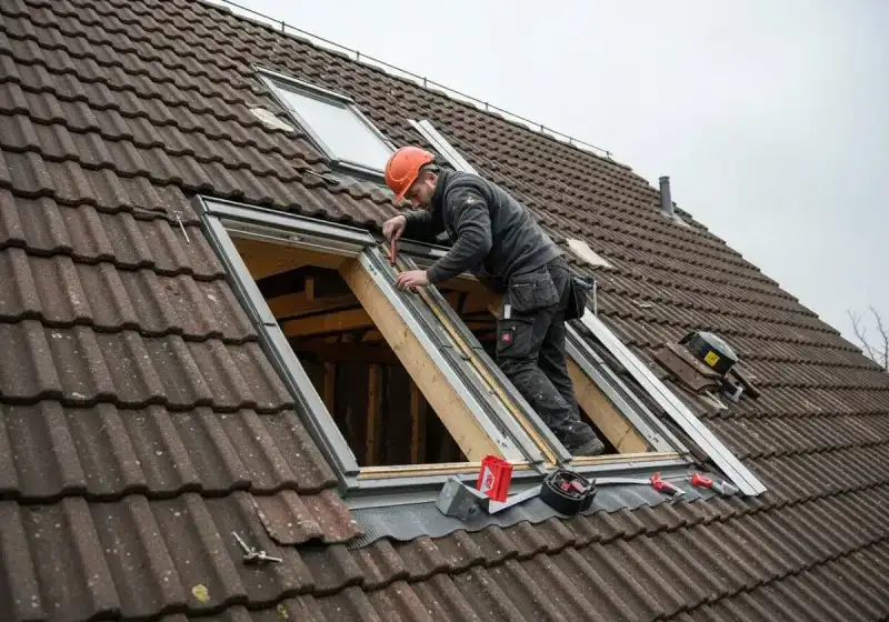Einbau eines neuen Dachfensters
