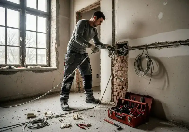 Rückbau alter Elektroinstallationen