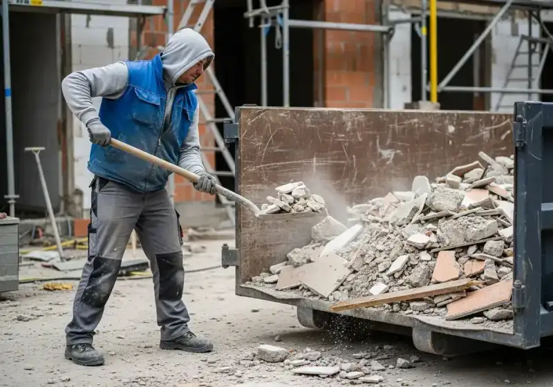 Fachgerechte Bauschuttentsorgung