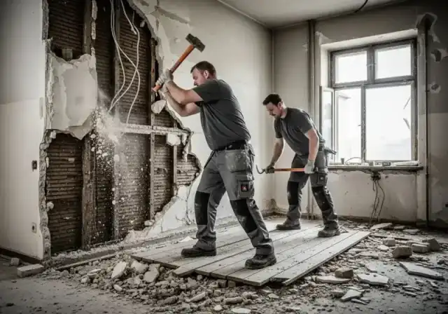 Durchführung der Rückbauarbeiten