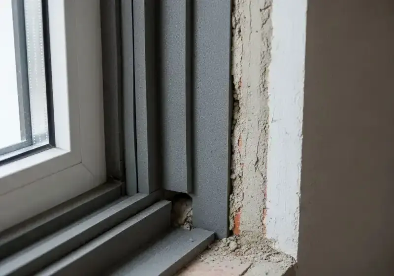 Dämmung der Fensteranschlüsse