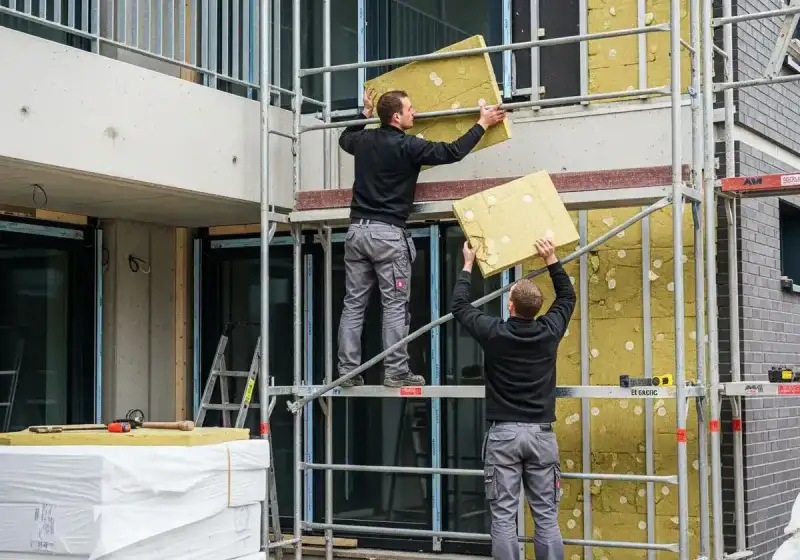 Fachgerechte Montage der Fassadendämmung