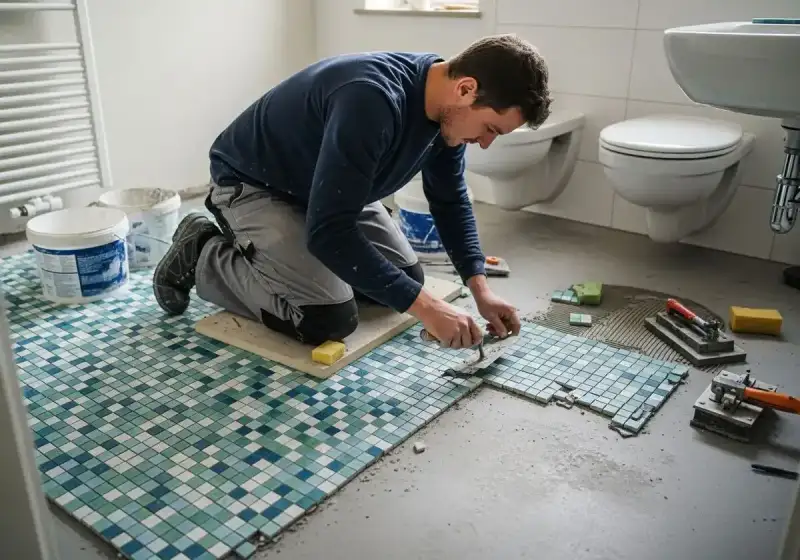 Wandfliesen im Badezimmer