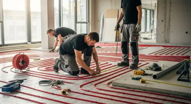 Fußbodenheizung verlegen in München