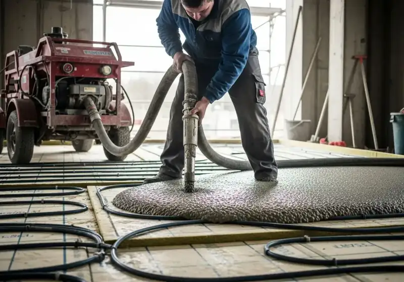 Verlegung und Installation der Heizungsrohre