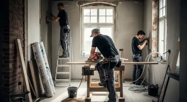 Leistungsübersicht einer Haussanierung