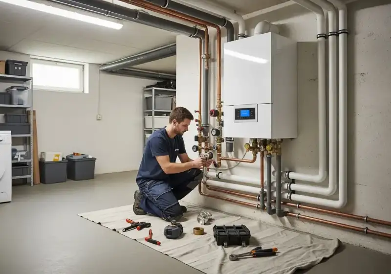 Solarthermieanlage auf einem Hausdach