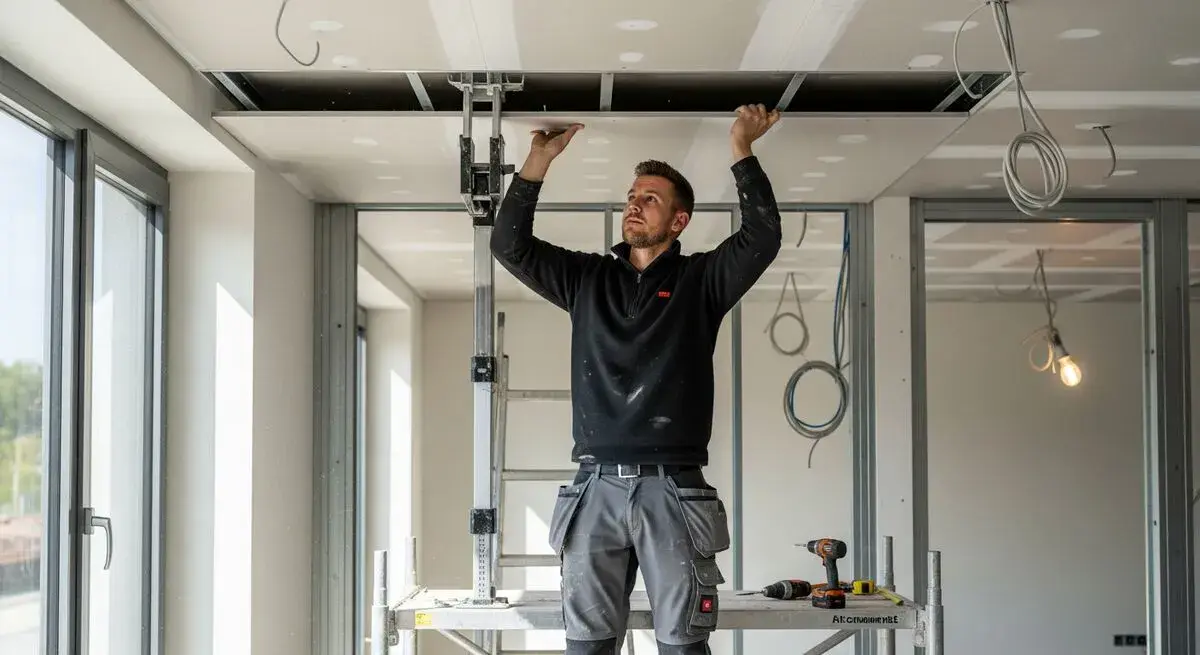 Trockenbauarbeiten beim Innenausbau