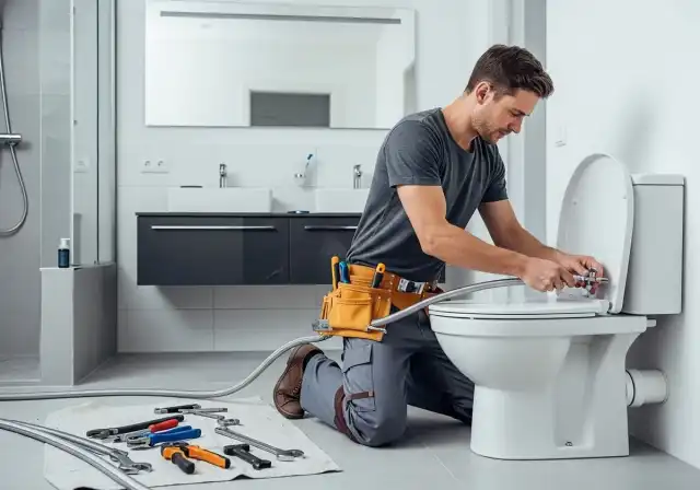 Sanitärinstallation bei einer Badsanierung
